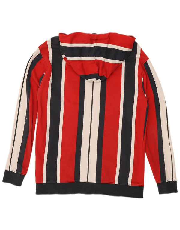 Tommy Hilfiger Mens Hoodie Jumper Μεσαίο πολύχρωμο βαμβακερό ριγέ