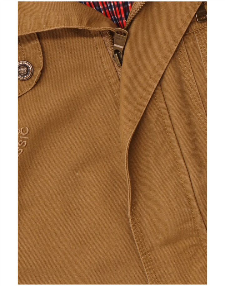 Jeep Rich Mens Military Jacket UK 42 XL Brown