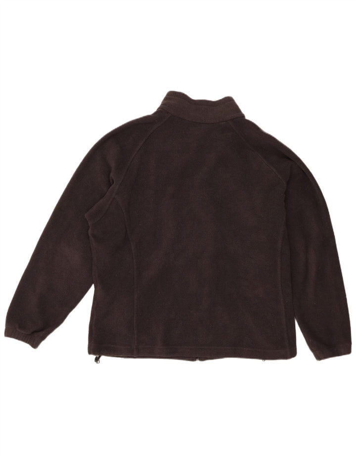 Columbia Γυναικείο φλις μπουφάν UK 18 XL μαύρο πολυεστέρα