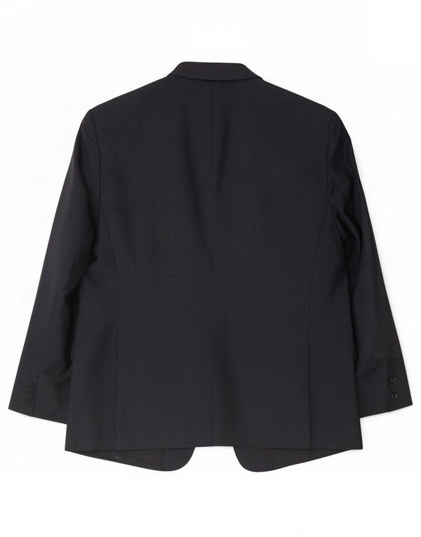 Calvin Klein Ανδρικό σακάκι με 2 κουμπιά σακάκι IT 56 3XL Navy Blue Wool