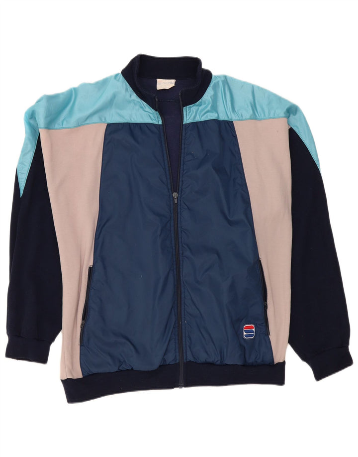 Sportful Ανδρική αθλητική φόρμα Top Jacket IT 52 Large Navy Blue Colourblock