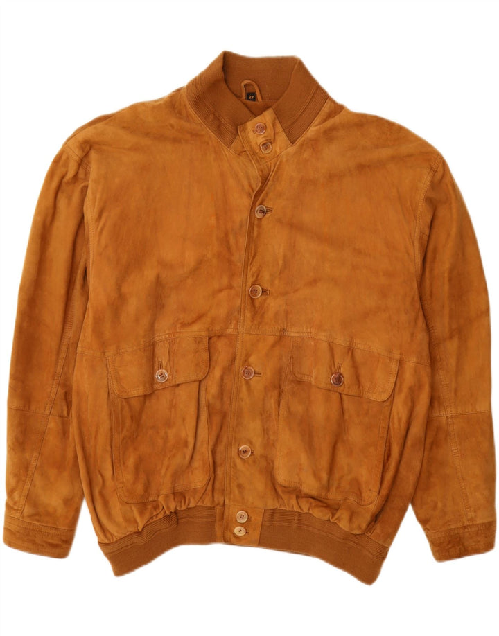 Vintage Ανδρικό Σουέντ Μπουφάν UK 42 XL Καφέ Δερμάτινο