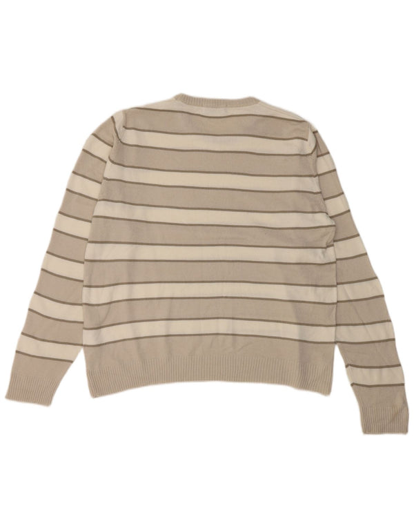 Ανδρικό πουλόβερ Marks & Spencer Blue Harbor Crew Neck Jumper Medium Beige