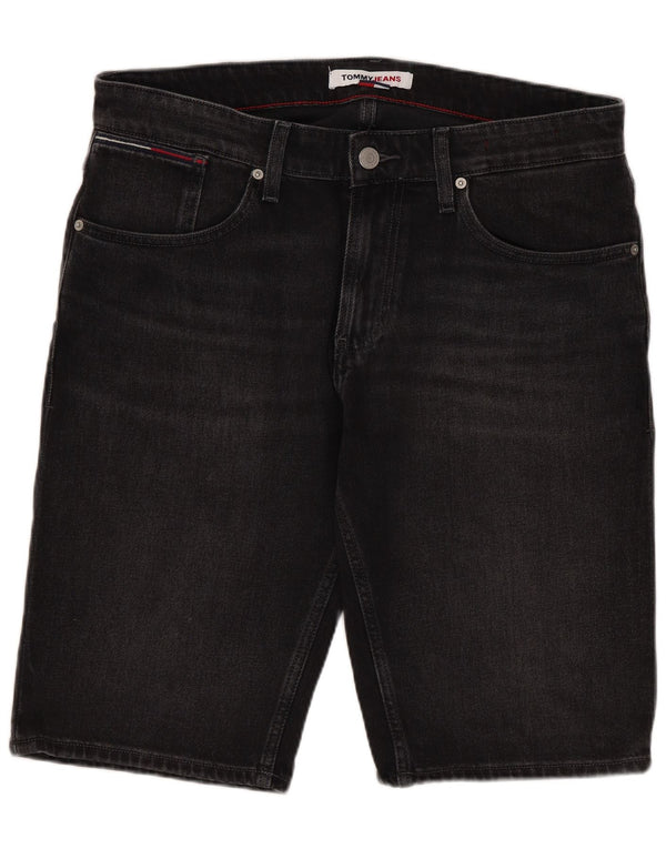 Tommy Hilfiger Mens Ronnie Relaxed Fit Denim Shorts W32 Medium Grey Cotton