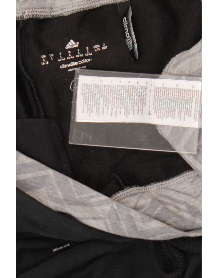 Γυναικεία αθλητική φόρμα ADIDAS Climalite Παντελόνια Joggers UK 16/18 Large Black