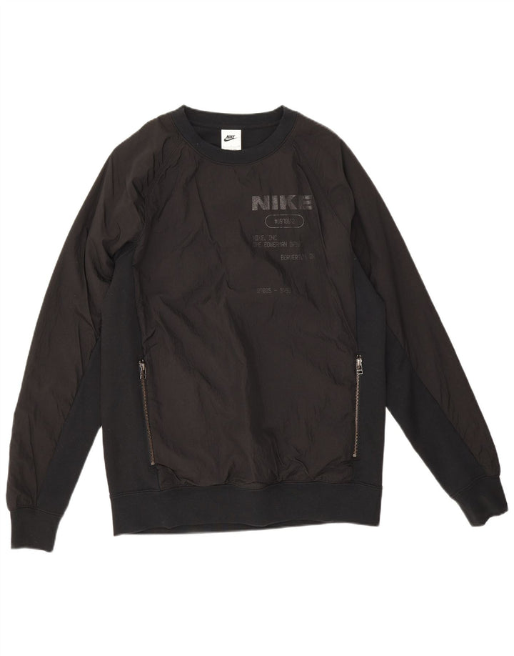 Ανδρικό γραφικό φούτερ Nike Jumper Small Black Polyamide