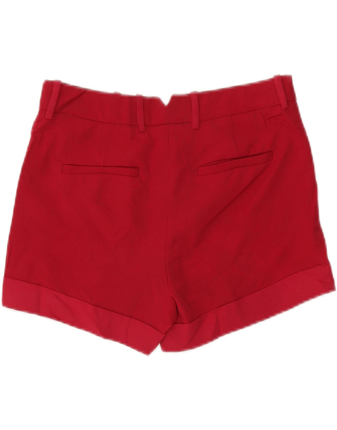 Zara Γυναικείο σορτς Chino Small W26 κόκκινο πολυεστέρα