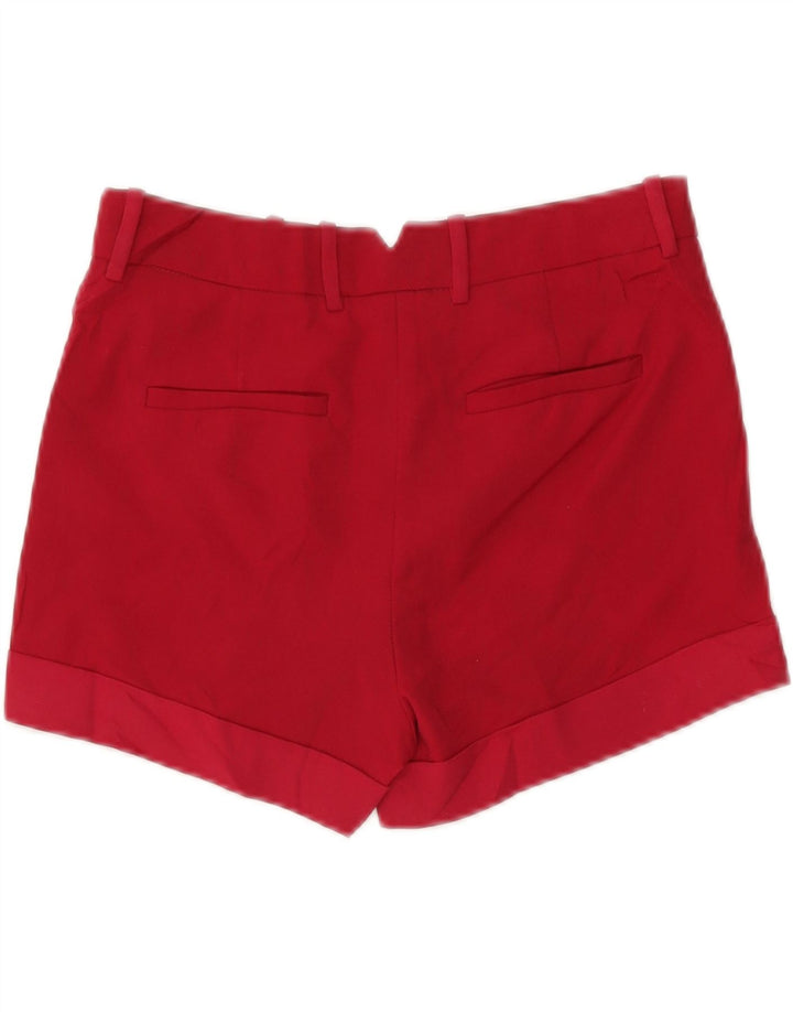 Zara Γυναικείο σορτς Chino Small W26 κόκκινο πολυεστέρα
