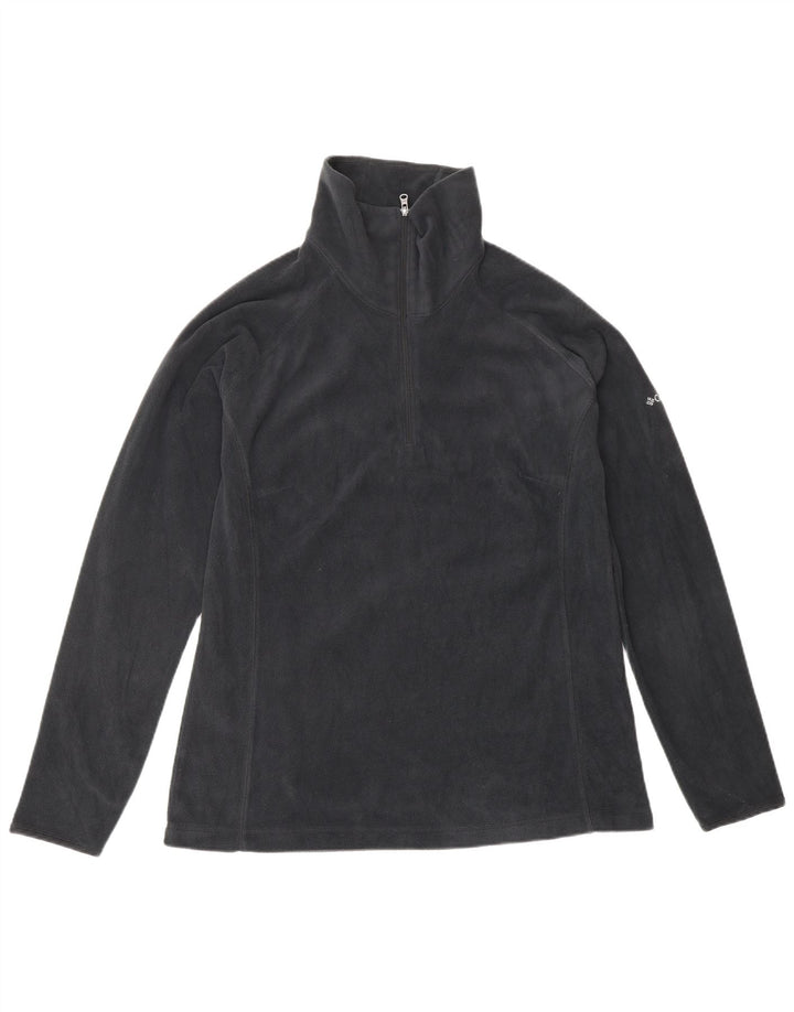 COLUMBIA Ανδρικό φερμουάρ με λαιμόκοψη Fleece Jumper Μεγάλο Navy Blue Polyester