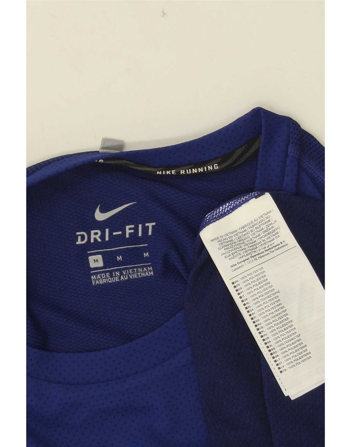 Ανδρικό T-Shirt Nike με γραφικό Dri Fit, μεσαίο μπλε πολυεστέρας