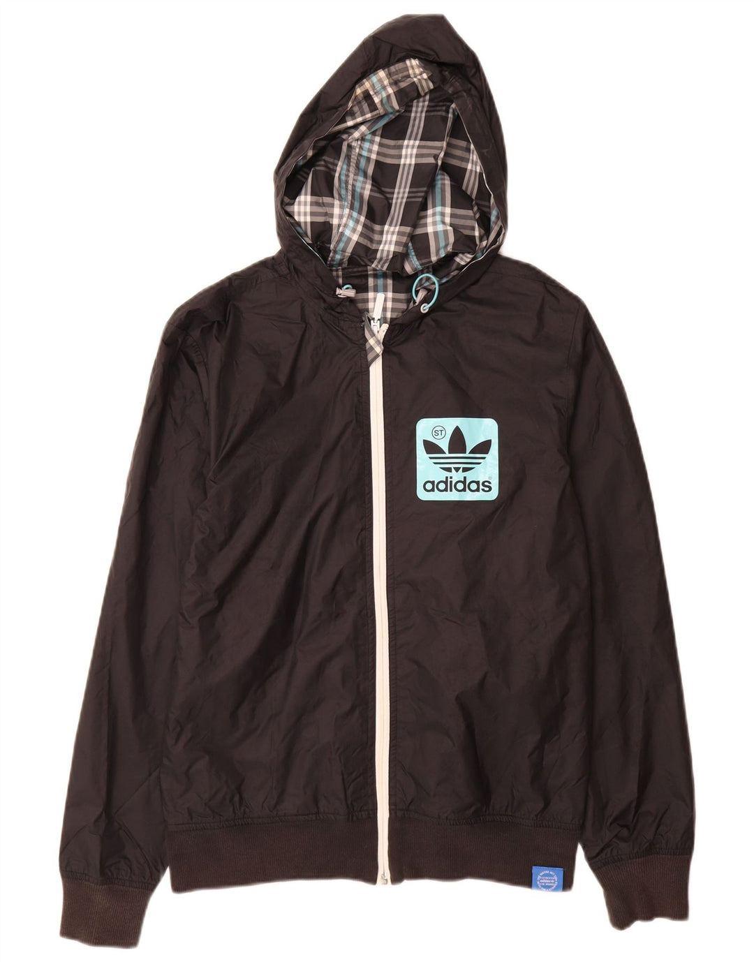 Ανδρική αθλητική φόρμα Adidas με γραφική κουκούλα Top Jacket XS Μαύρο Πολυεστέρας