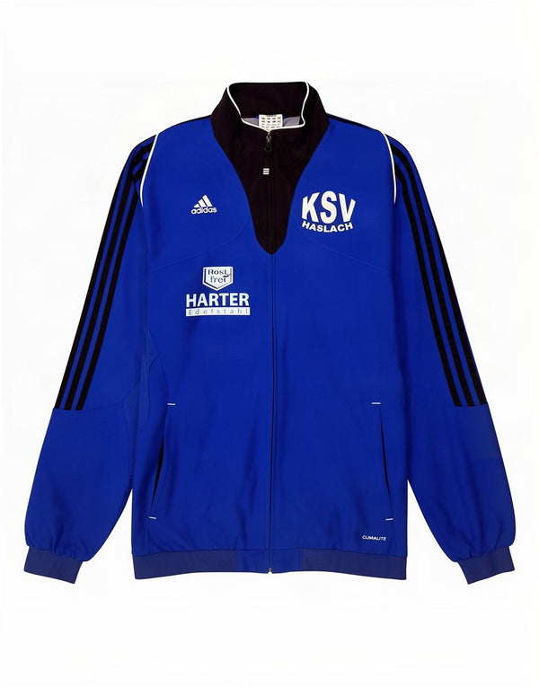 Ανδρική φόρμα Adidas Climalite Top Jacket UK 40/42 Medium Blue Colourblock