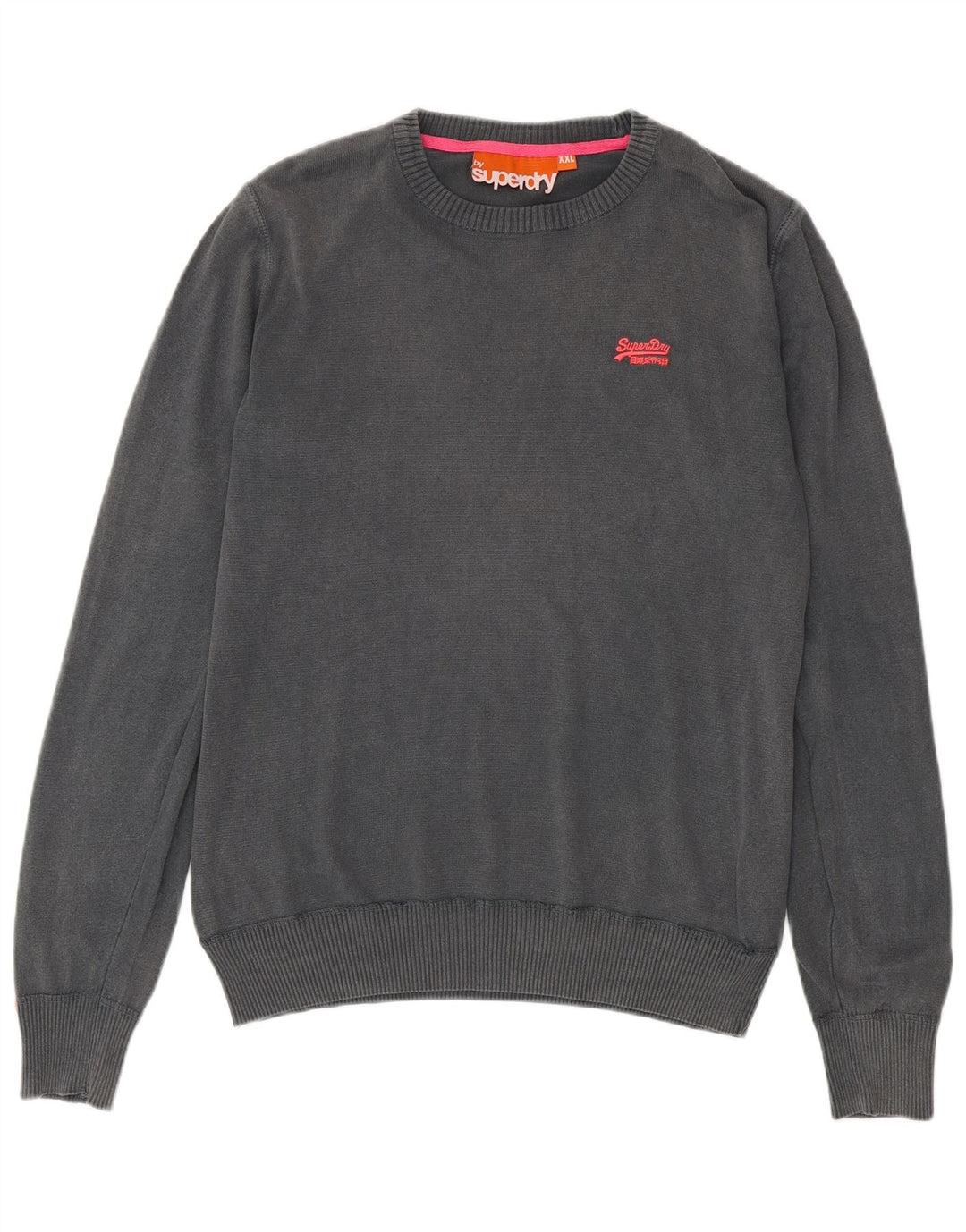 Ανδρικό πουλόβερ SUPERDRY Crew Neck Jumper 2XL Γκρι βαμβακερό