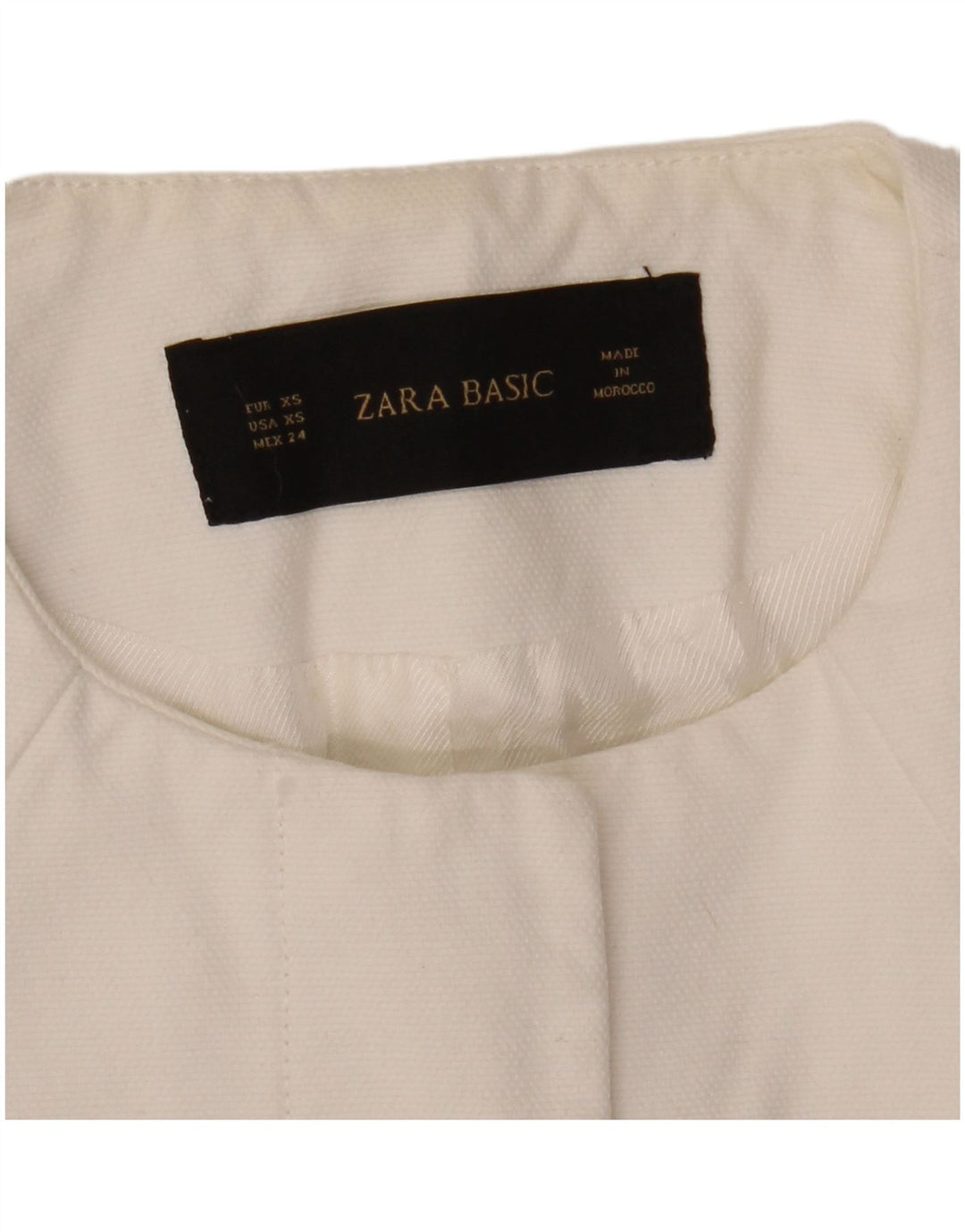 ZARA Γυναικείο Μπουφάν UK 6 XS Λευκό