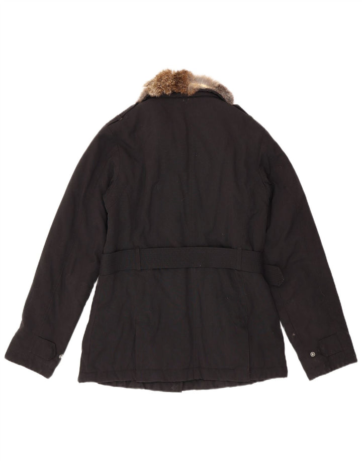 WOOLRICH Γυναικείο μπουφάν με επένδυση UK 10 Small Navy Blue