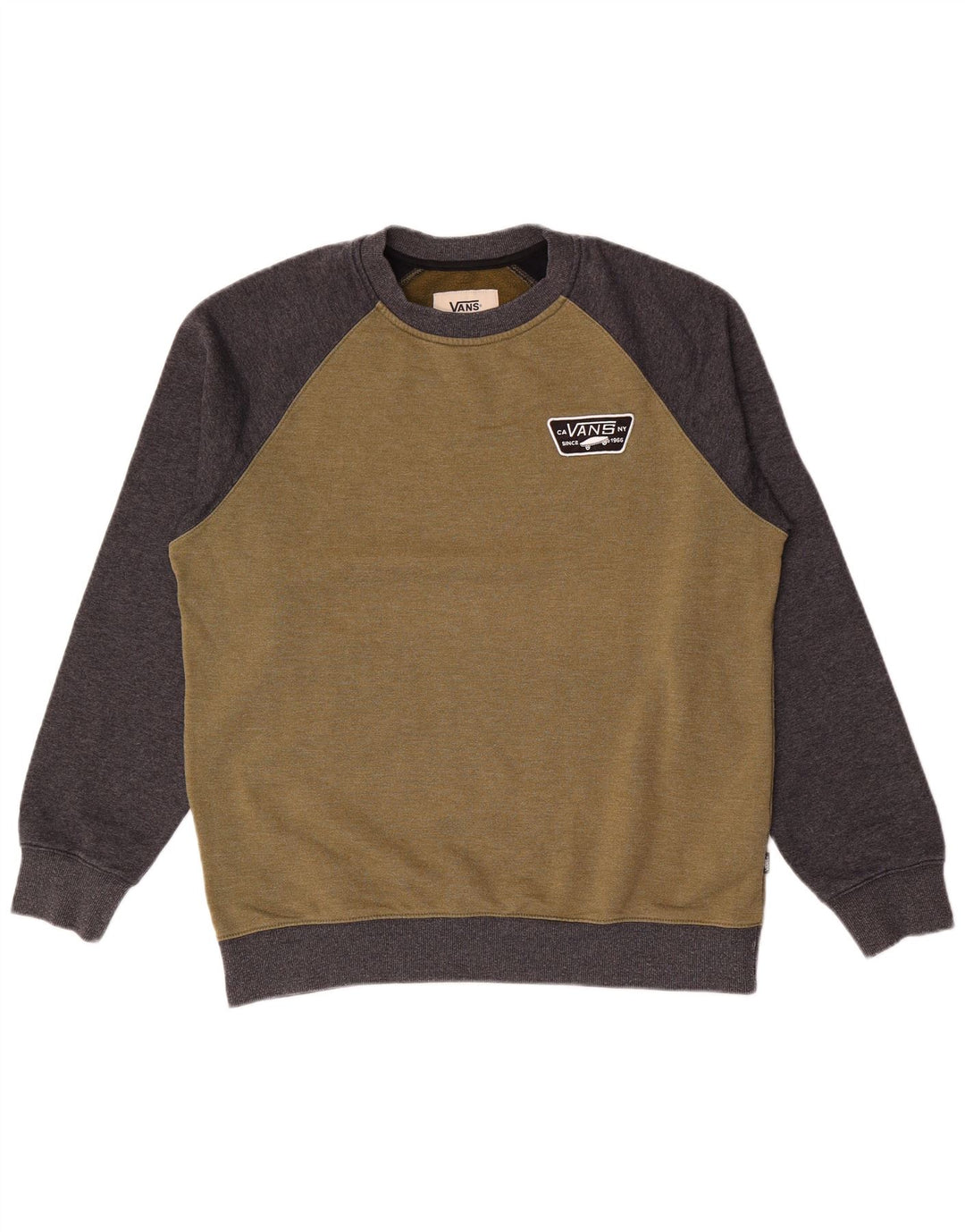 Ανδρικό φούτερ Vans Jumper Μεγάλο Χακί Colourblock Βαμβακερό