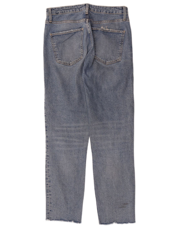 Zara Γυναικείο Straight Jeans EU 38 Small W28 L28 Blue