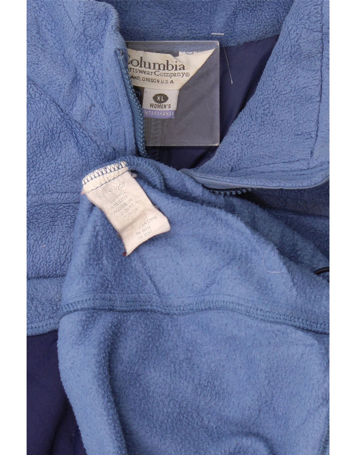 Columbia Γυναικείο Μπουφάν από Fleece Oversized UK 18 XL Blue Polyester