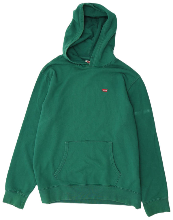 Levi's Mens Standard Fit Hoodie Jumper XL Green