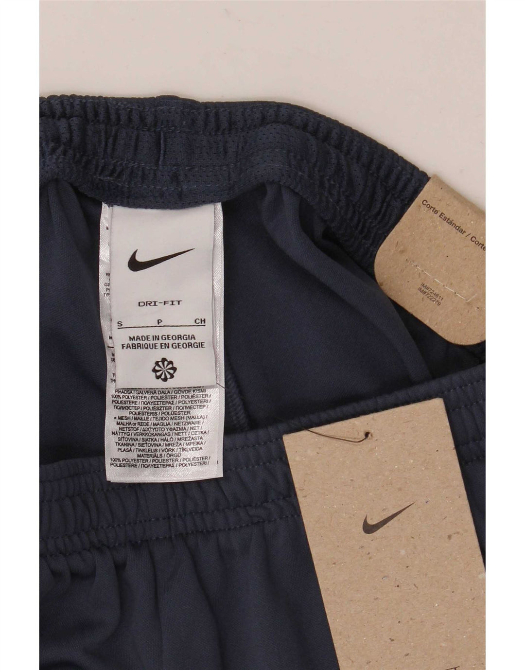 Ανδρικό παντελόνι αθλητικής φόρμας Nike Dri Fit Μικρό μπλε Navy Colorblock Πολυεστέρας