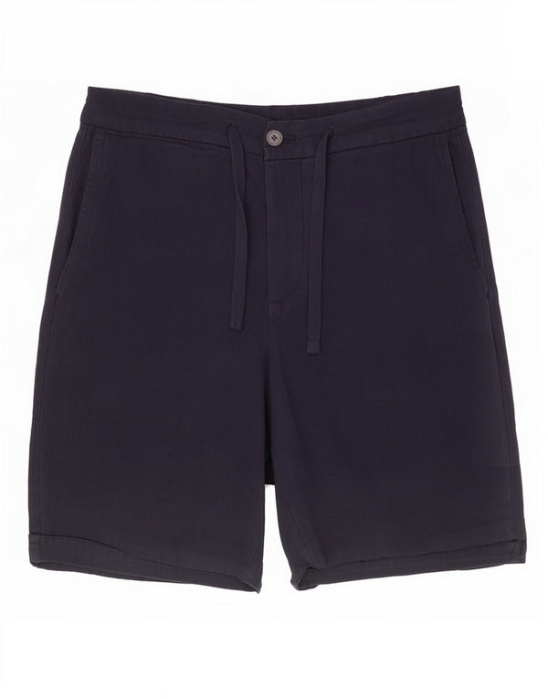 Zara Ανδρικό σορτς Chino Medium W31 Navy Blue από βαμβάκι