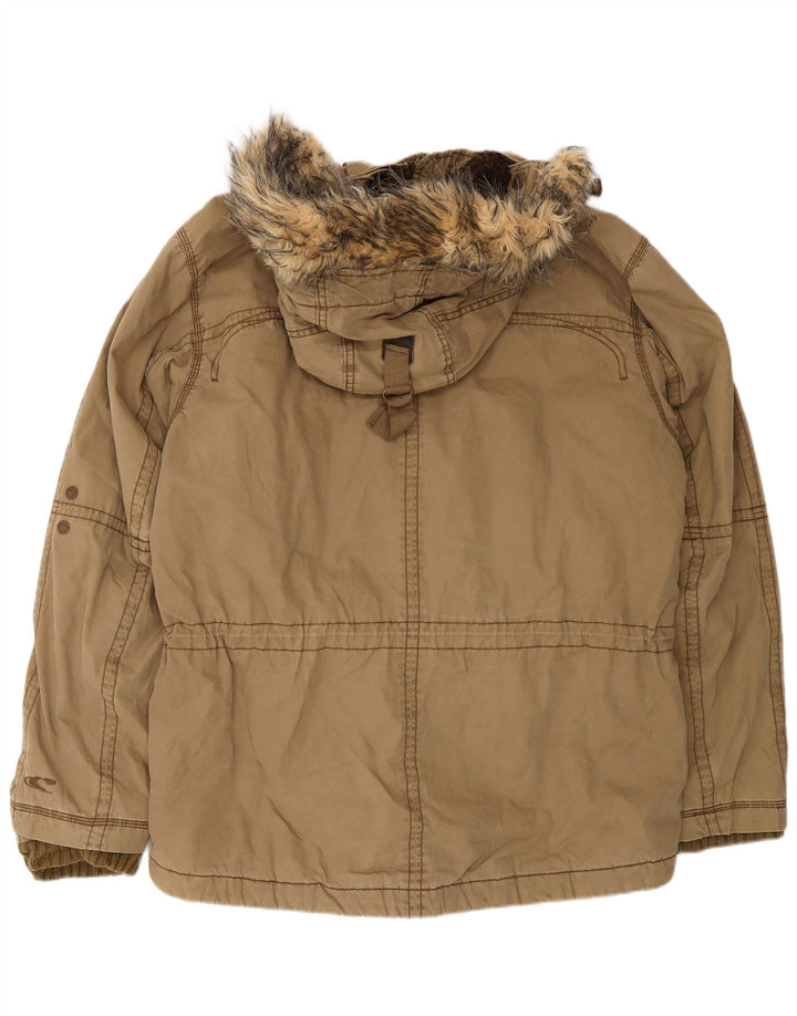 O'Neill Ανδρικό κουκούλα Utility Jacket UK 40 μεγάλο μπεζ βαμβακερό