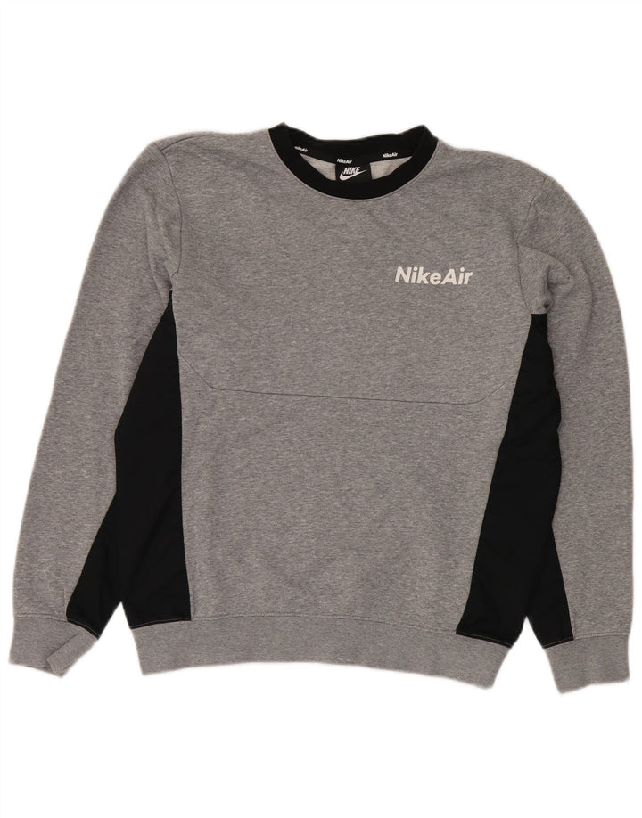 Ανδρικό φούτερ Nike Jumper Μικρό γκρίζο πολυεστέρας