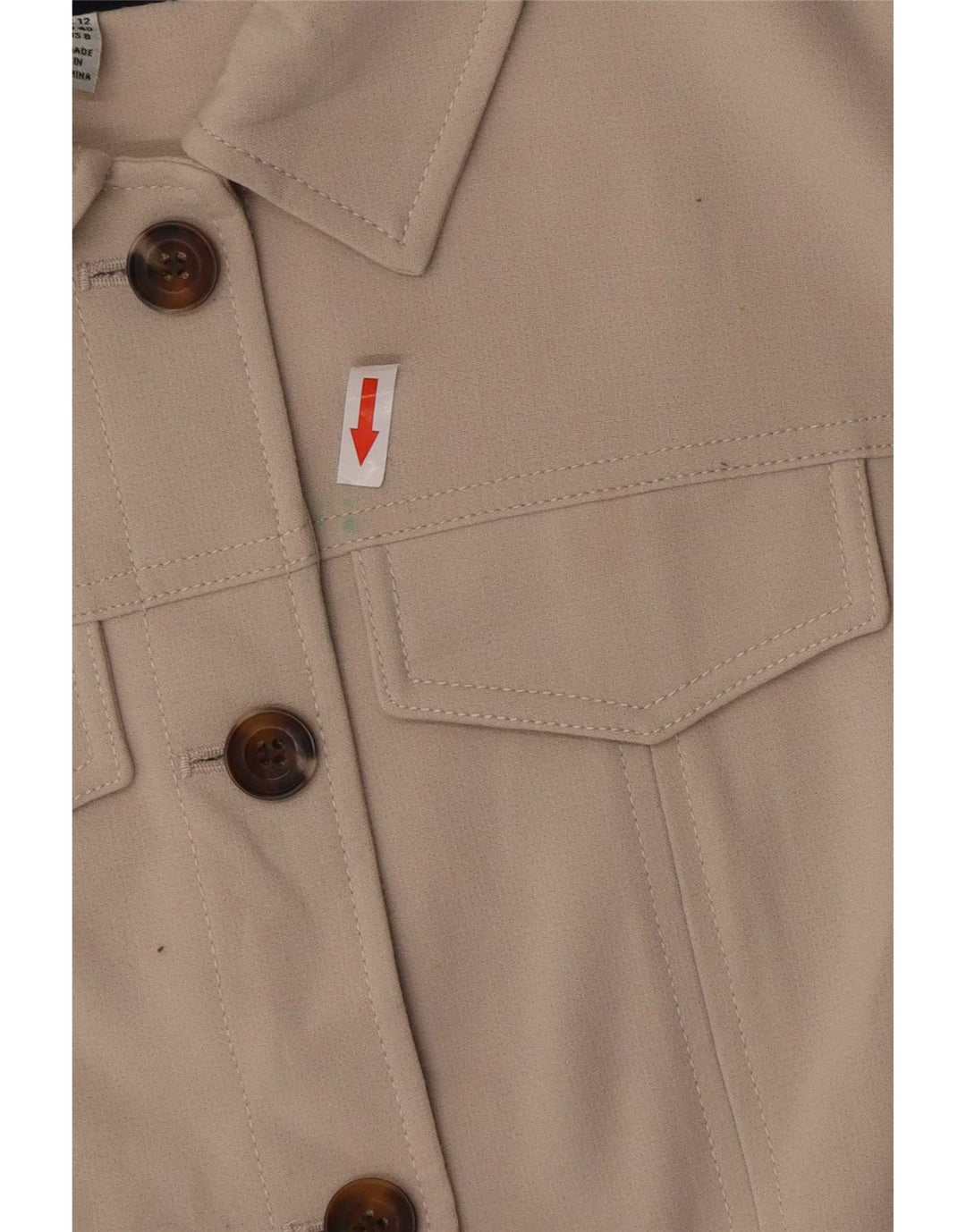 Joules Γυναικείο Utility Jacket UK 12 Medium Beige Polyester