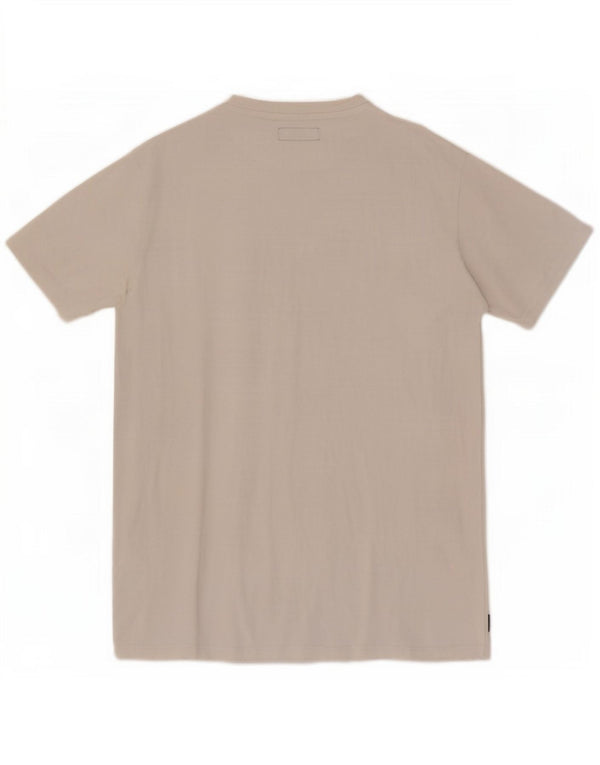 Ανδρικό γραφικό T-Shirt Replay Top από μεσαίο λευκό βαμβακερό