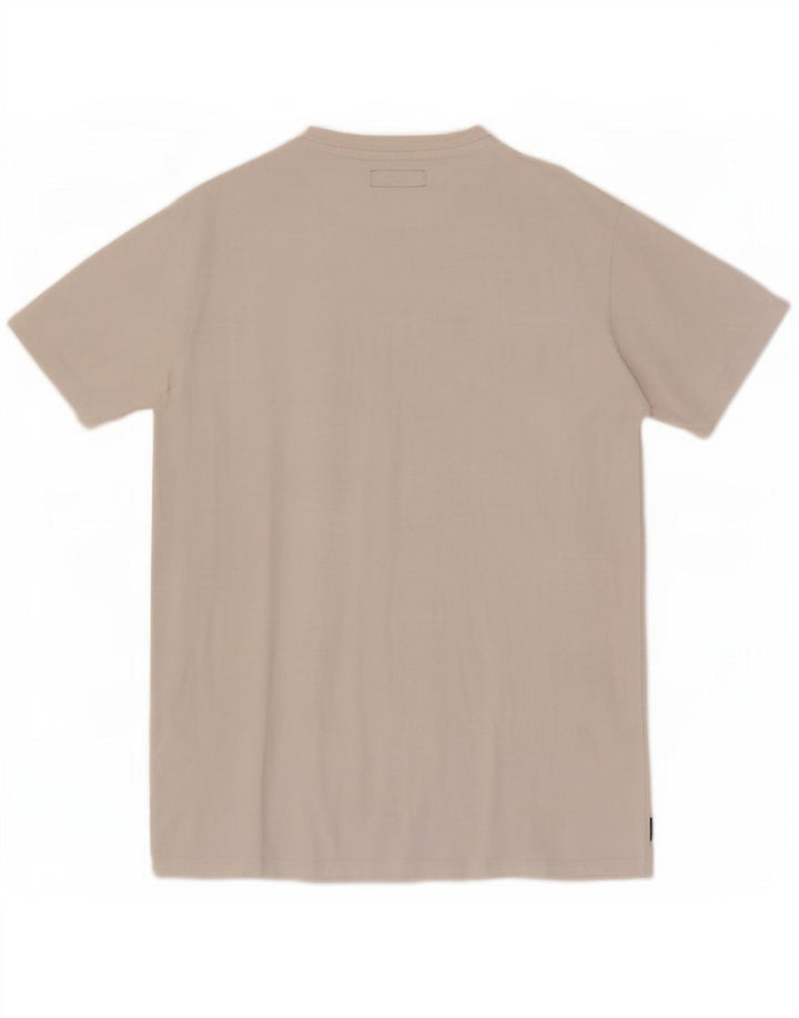 Ανδρικό γραφικό T-Shirt Replay Top από μεσαίο λευκό βαμβακερό