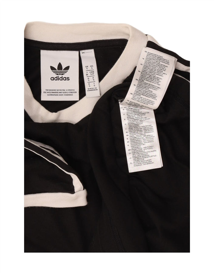 Ανδρικό T-Shirt Adidas Top Μικρό μαύρο βαμβακερό