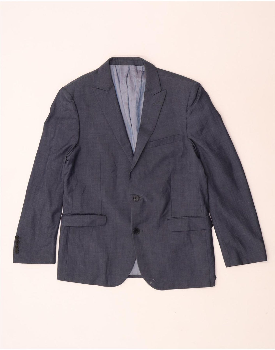 Dkny Ανδρικό σακάκι σακάκι με 2 κουμπιά UK 42 XL Navy Blue Wool