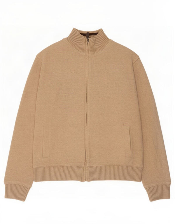 Marks & Spencer Mens Blue Harbour Sherpa αθλητική φόρμα Top Jacket Large Beige