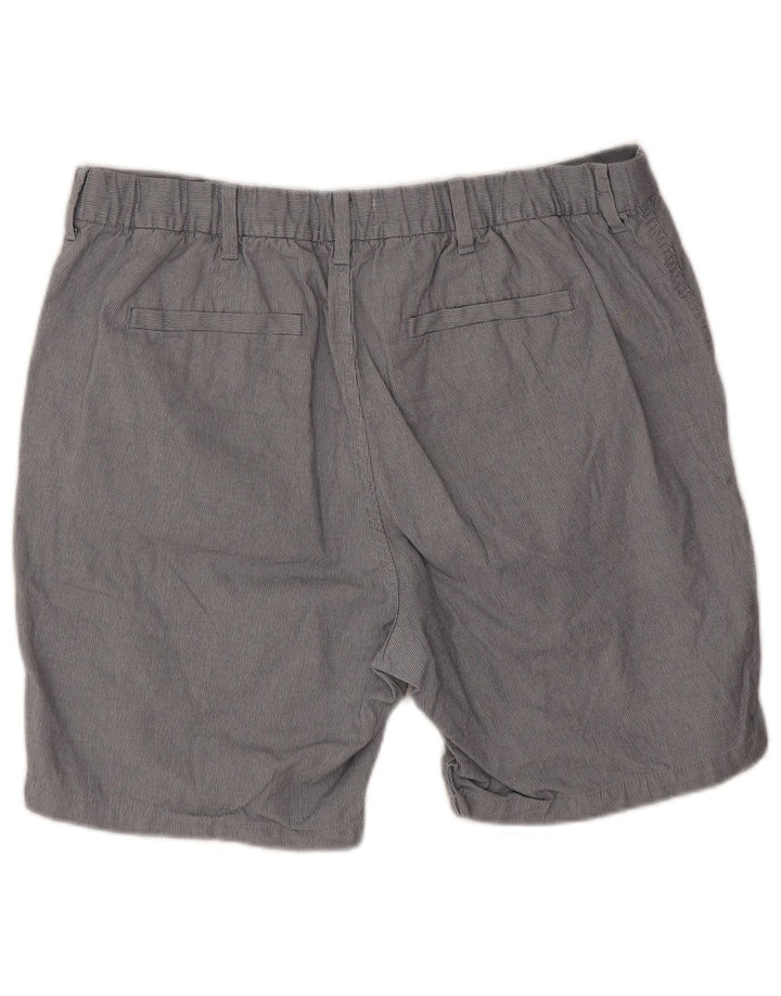 MARKS & SPENCER Ανδρικό σορτς Chino με κανονική εφαρμογή W38 XL Γκρι πολυεστέρας