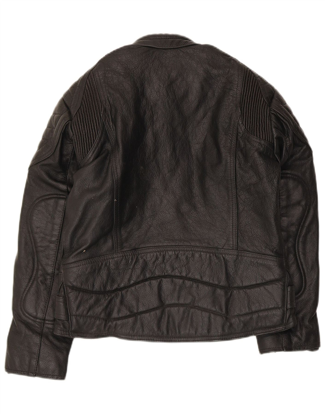 SKINTAN Γυναικείο Δερμάτινο Μπουφάν Racer UK 10 Small Black Leather