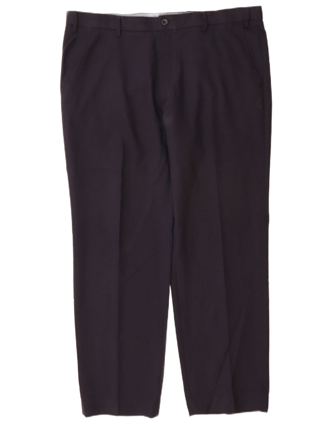 Marks & Spencer Ανδρικό παντελόνι Chino με κανονική εφαρμογή W40 L31 Navy Blue Polyester