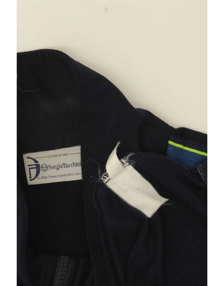 Ανδρική φόρμα Sergio Tacchini Top Jacket IT 54 XL Navy Blue Colorblock