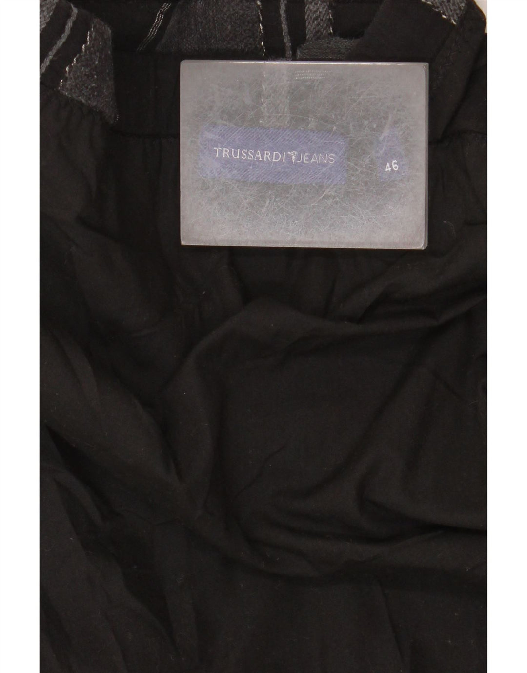 TRUSSARDI Γυναικεία φούστα σε γραμμή Α IT 46 Μεγάλη W32 Μαύρη ριγέ