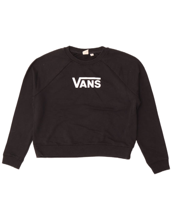 Vans Γυναικείο Φούτερ γραφικό Jumper UK 14 Μεσαίο μαύρο βαμβακερό