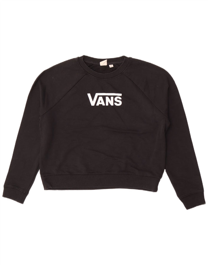 Vans Γυναικείο Φούτερ γραφικό Jumper UK 14 Μεσαίο μαύρο βαμβακερό