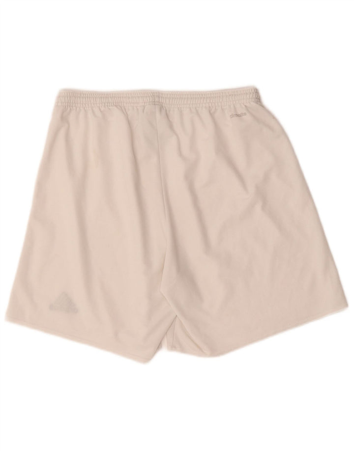 Ανδρικό σορτς Adidas Climalite Sport μεγάλο λευκό πολυεστέρα