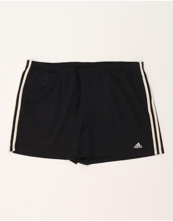Γυναικείο αθλητικό σορτς ADIDAS UK 22 3XL Μαύρο πολυεστέρα