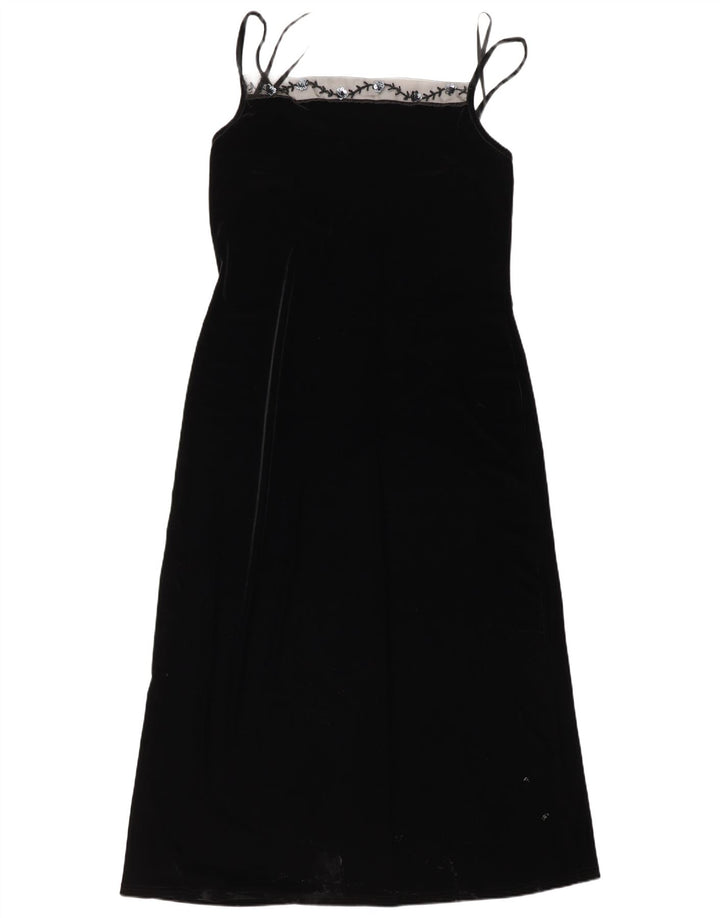 Opera By Richards Γυναικείο Αμάνικο Maxi Φόρεμα UK 16 Large Black Polyester