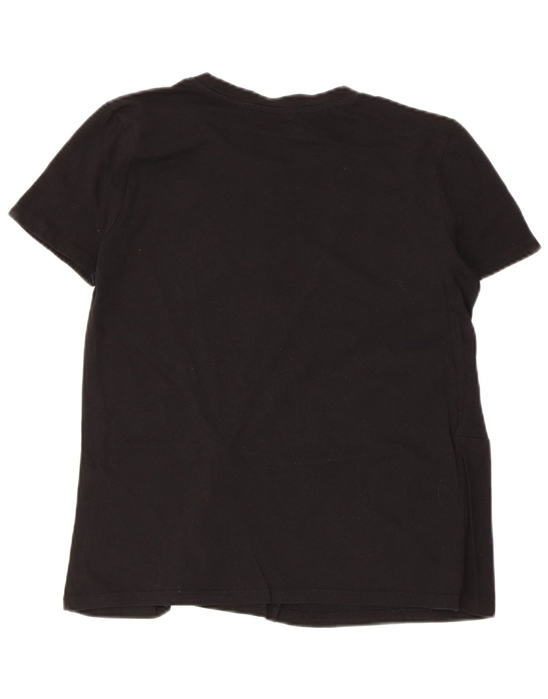Zara Γυναικεία Μπλούζα Τοπ UK 10 Small Black Cotton
