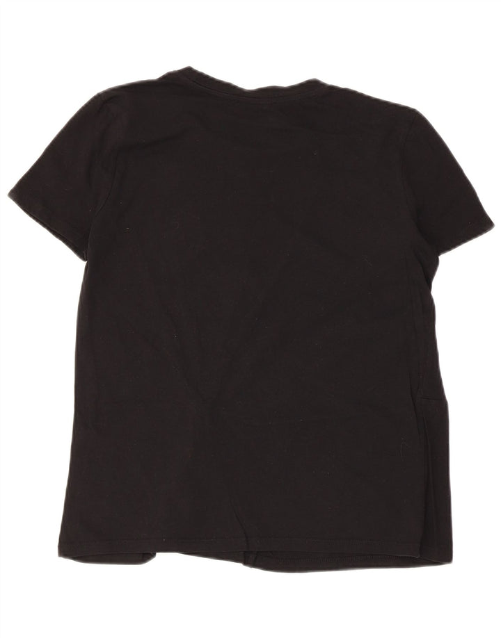 Zara Γυναικεία Μπλούζα Τοπ UK 10 Small Black Cotton