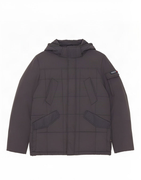 Woolrich Ανδρικό μπουφάν με κουκούλα UK 40 Large Navy Blue Nylon