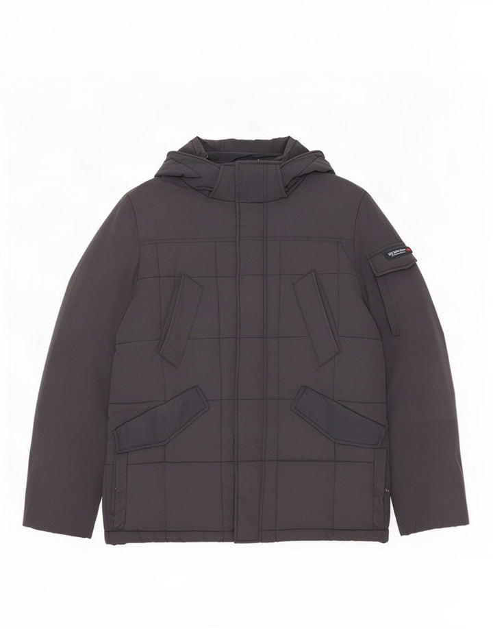 Woolrich Ανδρικό μπουφάν με κουκούλα UK 40 Large Navy Blue Nylon