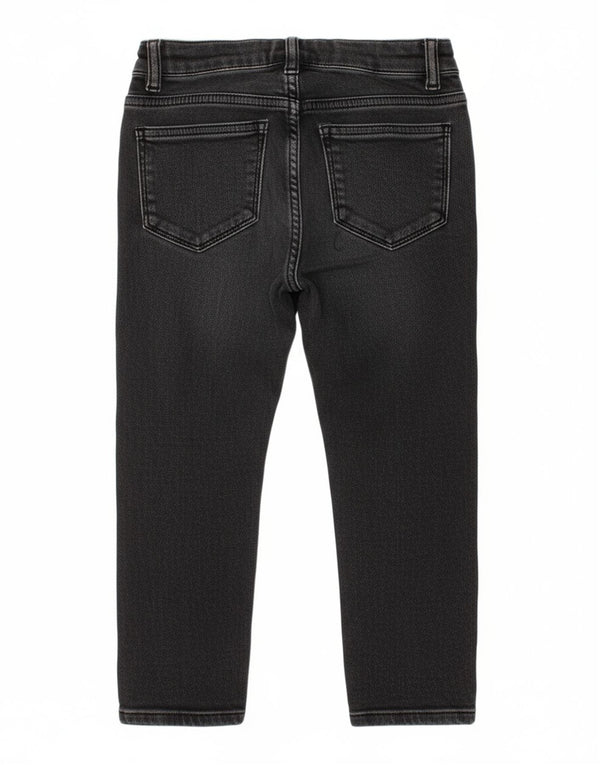 REISS Boys Straight Jeans 4-5 Years W20 L15 Grey Cotton