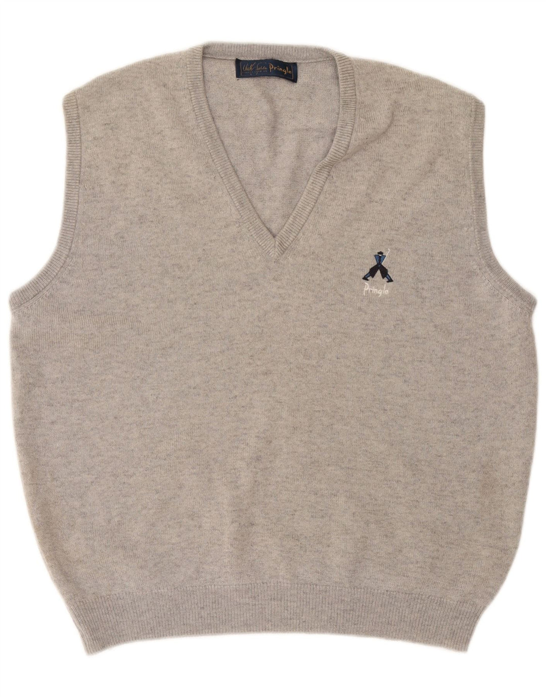 Ανδρικό γιλέκο Pringle Tank Top XL Γκρι μαλλί