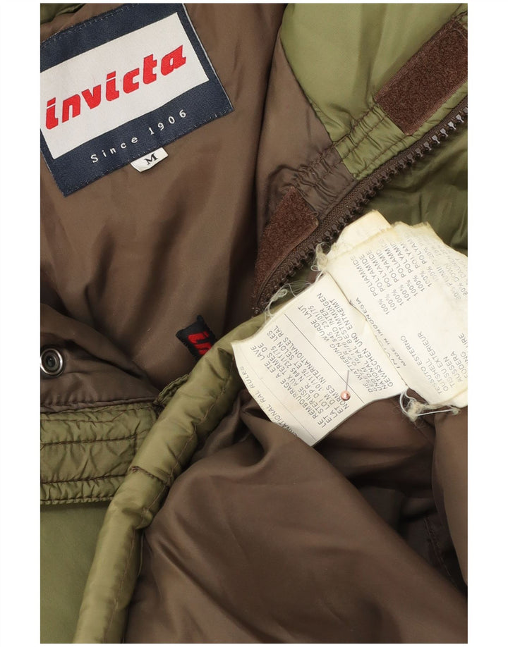 Ανδρικό μπουφάν INVICTA Loose Fit padded UK 38 Medium Khaki Polyamide